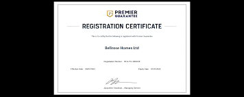 copy of premier certifcate