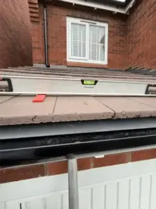 Low level roof out of tolerance