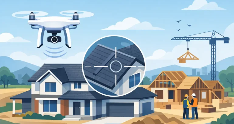Drone Roof Inspection for New-Build Homes