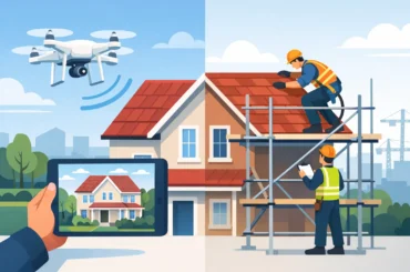 Drone Roof Inspection vs Scaffold Compared